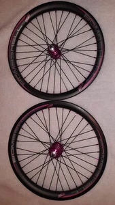 New Custom Built 20" X 1.75" 36H Bombshell CS Carbon Fiber Pro+ BMX Wheelset 👀 - Picture 1 of 9