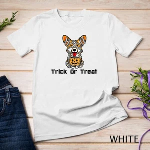 Genial Disfraz de Halloween Galés Corgi Momia Perro Amante Regalo Camiseta Unisex - Imagen 1 de 15