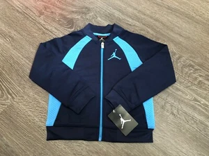 Nike Air Jordan Jumpman Logo Youth Boys Full-Zip Track Jacket Sz 4 (X-Small) NEW - Picture 1 of 6