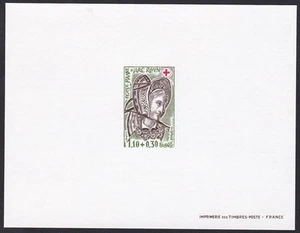 France ScB521 Red Cross, Stained-Glass Window, Deluxe Proof - Picture 1 of 1