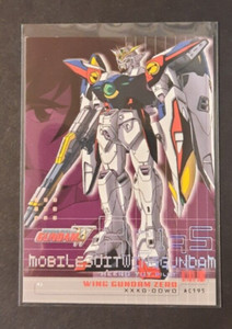MOBILE SUIT GUNDAM Wing Gundam Zero Pilot Promo Card #WG-28 Upper Deck 2000