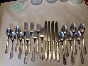 Oneida SL & GH Rogers Silverplate 1934 Encore, 20 Teile Besteck - Bild 1 von 24
