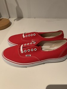 bright red vans