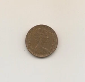 1971 Great Britain 1/2 Half Penny - Queen Elizabeth II - Small Cent Coin - RARE - Picture 1 of 2