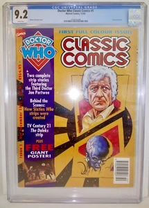 Doctor Who Classic Comics # 1 CGC 9.2 Marvel Comics 1992 - Includes Poster - Picture 1 of 5