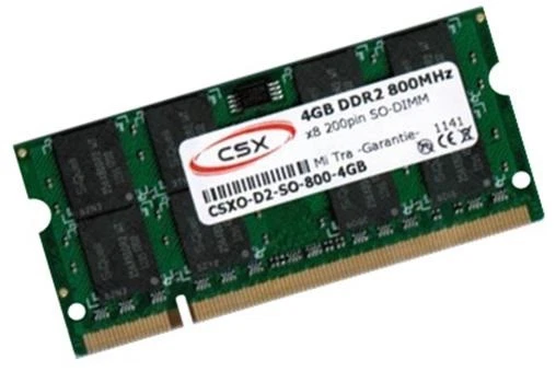1x 4GB 4GB DDR2 800 Mhz für Dell Notebook Latitude D630 RAM Speicher SO-DIMM - Bild 1 von 1
