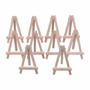 10 stücke Mini Holz Staffelei Tischständer Künstler Name Karte Display Halter og - Picture 1 of 2