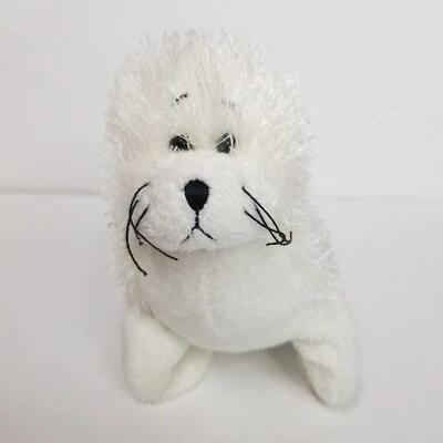 Ganz Webkinz Lil Kinz Snow White Seal Plush Stuffed Animal Toy 9" inches No Code - Image 1 of 4
