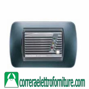 Fantini Cosmi P71C rivelatore fughe di gas METANO incasso colore SILVER per seri - Foto 1 di 1