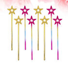 8 Pcs Golden Star Wands Party Decorations for Kids Halloween Gifts Girl