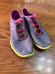 Under Armour Womens Speedform Gray, Yellow Cross Trainer Shoes Sneakers 5.5 - Picture 1 of 7