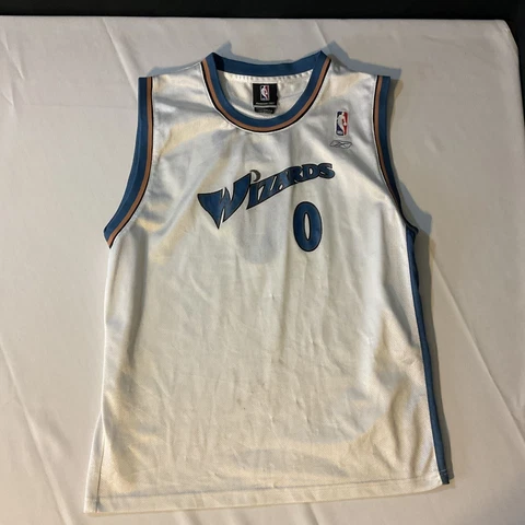 Vintage Gilbert Arenas #0 Washington Wizards Reebok Jersey Youth Size XL Cover