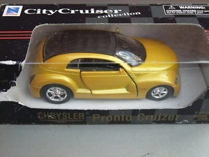 1999 Chrysler Pronto Cruizer Concept yellow - New Ray 1/32 Scale BOXED - Picture 1 of 2