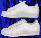 Adidas Superstar White Leather Shoes, Us 5.5 Mens,  Us 7 Womens, Eur 38, B27136