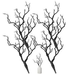 4 PCS Black Faux Antler Tree Twigs Decorative Plant Branches for Vase DIY - Picture 1 of 9
