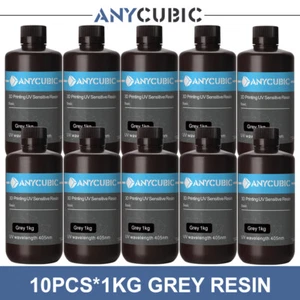 10KG ANYCUBIC Gray Standard UV Resin Grau 405nm UV Harz für Photon MONO MAX - Afbeelding 1 van 11