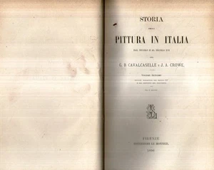 @C7 Storia della pittura in Italia VII-7 Cavalcaselle-Crowe Le Monnier 1896 - Picture 1 of 2