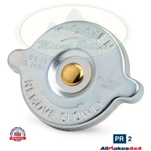 LAND ROVER RADIATOR CAP RANGE CLASSIC DISCOVERY 1 DEF V8 3.5L PCD100150 MB PR2 - Picture 1 of 1