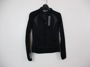 Athleta Sweater Womens Small Black Gray Top Sweatshirt Zip Running Run Ladies - Picture 1 of 14