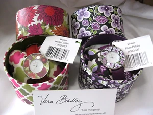 RELOJ DALIA Vera Bradley PÉTALOS DE CIRUELA Juego de 2 Bandas Juego BOLSO BOLSO - Imagen 1 de 7