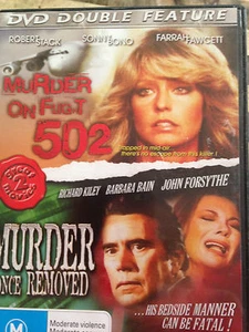 MURDER ON FLIGHT 502 -MURDER ONCE REMOVED *DOUBLE FEATURE * USED DVD *(E) (H ) - Picture 1 of 2