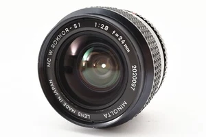 《 EXC+5 》MINOLTA MC W.ROKKOR SI 24mm F/2.8 Wide Angle MF Lens From JAPAN🚀🎁 - Picture 1 of 12