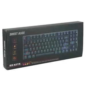 Sweet Alice GK89 Wired RGB Mechanical Gaming Keyboard Backlit 89 Keys LED Light - Picture 1 of 9
