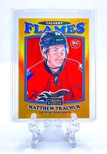 MATTHEW TKACHUK 2016 O-Pee-Chee Platinum #R-86 RETRO GOLD RAINBOW ROOKIE RC /149 - Picture 1 of 2