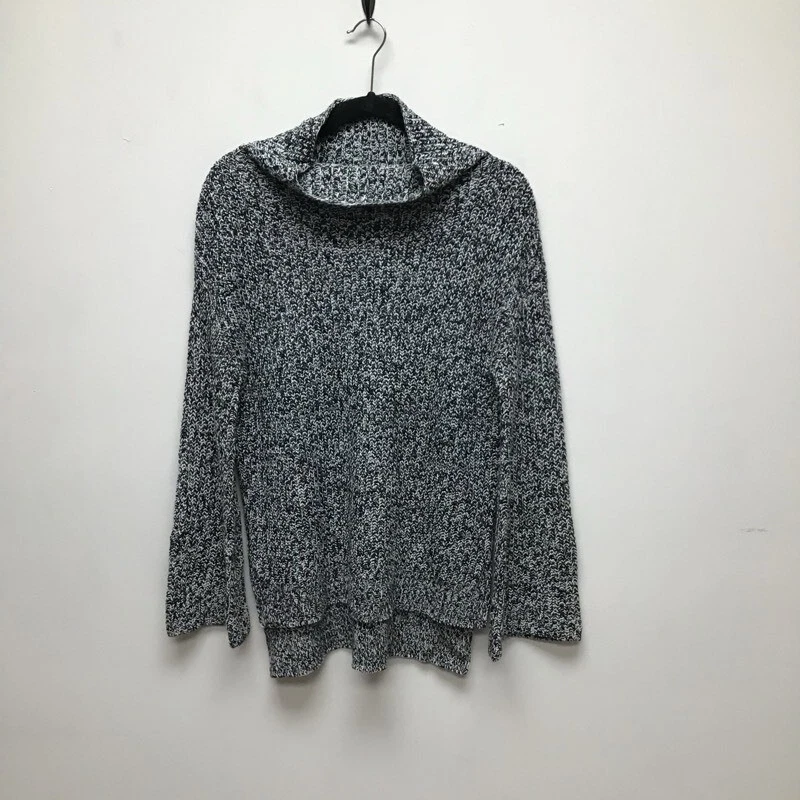 American Rag Cie Womens Pullover Sweater Black Melange Long Sleeve Hi-Low XS New - Image 1 of 4