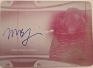 🔥1/1💥2021 STAR WARS MASTERWORK MARK BOONE JR AUTOGRAPH MAGENTA PRINTING PLATE - Picture 1 of 3
