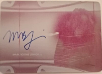 🔥1/1💥2021 STAR WARS MASTERWORK MARK BOONE JR AUTOGRAPH MAGENTA PRINTING PLATE - Image 1 of 3