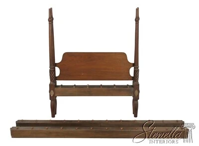 F59480EC: KITTINGER cama póster caoba tamaño doble ~ para restauración Foto 1 de 4