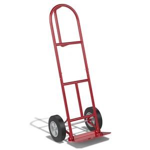 Carrello Carrello Carrello Carrello a Mano Resistente Capacità 660 libbre con Piastra Naso Rosso - Foto 1 di 7