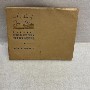 Rare A Folio Of Opera Pictures Wagner Ring Of The Nibelung Silver Burdett 20B&W - Picture 1 of 16