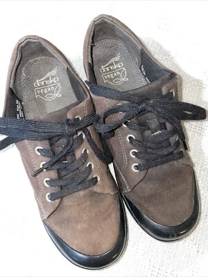 Dansko Vegan Womens Nursing Shoes Size 38 U.S. 7 M Brown Fabric Hospital Clinic - Image 1 of 4