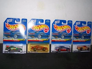 Hot Wheels 1999 Snack Time Series juego de 4 sin usar en paquete - Imagen 1 de 5