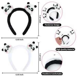 KUNG FU PANDA STIRNBAND SCHWARZ ODER WEISS NACH WAHL NEU - Bild 1 von 12