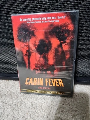 Cabin Fever Dvd OG 2003 Press RARE Screener/Promo SEALED/NEW Lions Gate Mint  - Image 1 of 4