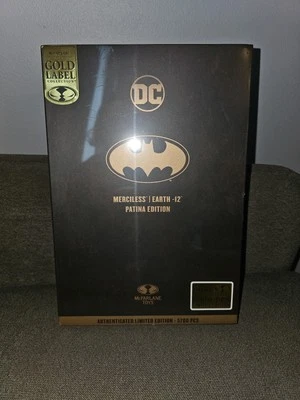 McFarlane Toys DC Batman Edición Pátina Despiadada Etiqueta Dorada Edición Limitada Foto 1 de 4