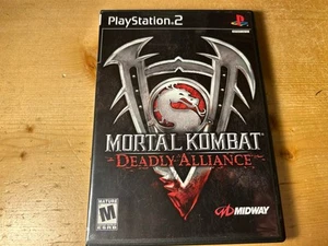 Mortal Kombat Deadly Alliance Sony PlayStation 2 PS2 CIB probado con tarjeta de registro - Imagen 1 de 7