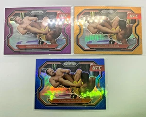 UFC 2021 "GUNNAR NELSON" #198 Debut Prizm Lot Orange /99 Purple /149 Blue /199 - Picture 1 of 5