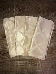 Lenox Ivory Laurel Leaf Napkins Set of 4 New With Tags 19" x 19" Cotton Blend - Picture 1 of 8