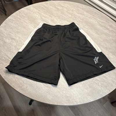 Pantalones Cortos de Baloncesto Swoosh Vintage Nike Fit DRY MLB Florida Marlins XL Negros Foto 1 de 4