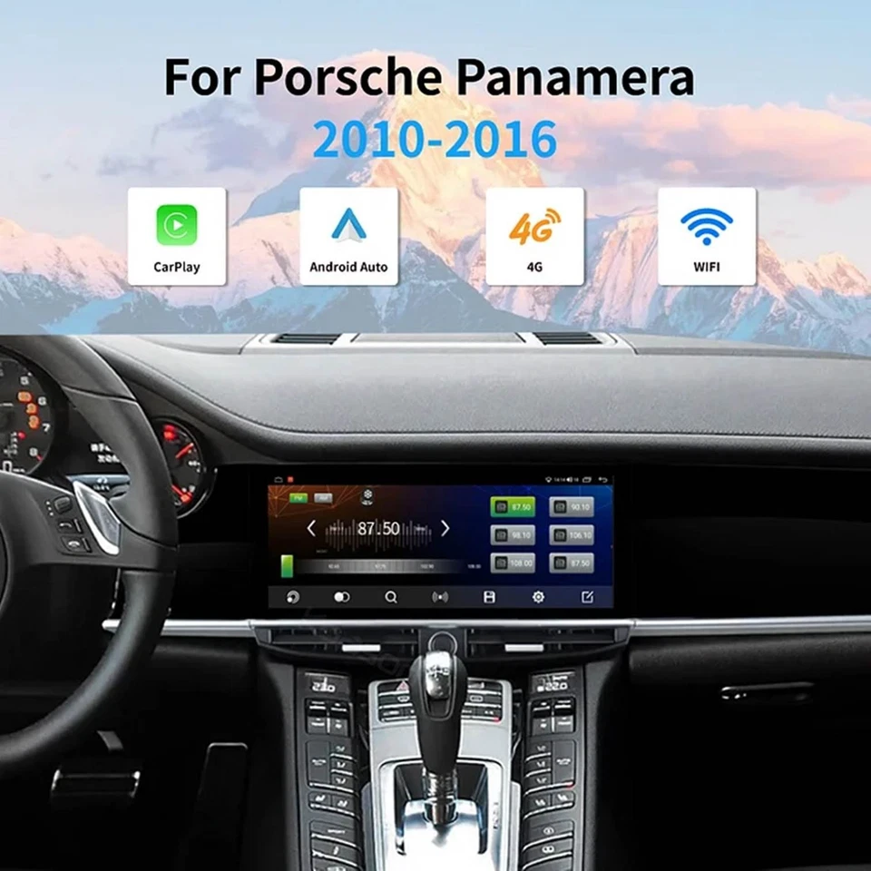 Radio GPS Android Pantalla Vertical 12.3" Car-Play para Porsche Panamera 2010-2016 Foto 1 de 4