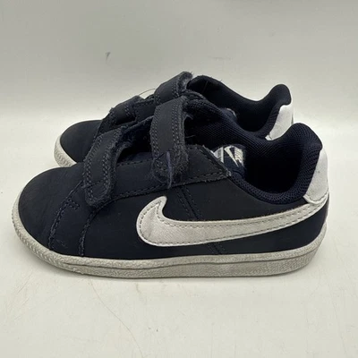 Nike Court Royale TDV Zapatos para niños pequeños 8C Azul marino Blanco 833537-400 Foto 1 de 4