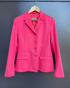 Vintage Jil Sander Double Breasted Women’s Pink Blazer Jacket Sz 38 - Picture 1 of 17