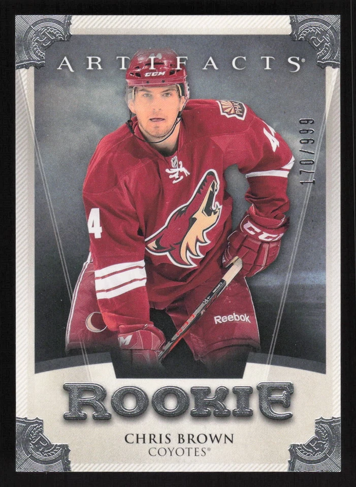 2013-14 Upper Deck Artifacts #158 Chris Brown Rookie Card  - Image 1 of 2