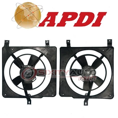 APDI Dual Radiator & Condenser Fan Assembly for 1988-1994 Chevrolet Cavalier nf Foto 1 de 4
