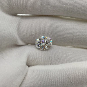 Certified 2 Ct Oval Cut Natural D Color Loose Lab Grown CVD Diamond VVS1 Clarity - Picture 1 of 10