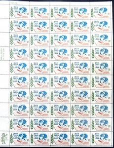US Stamp - 1976 World Peace Through Law - 50 Stamp Sheet #1576 - Picture 1 of 1